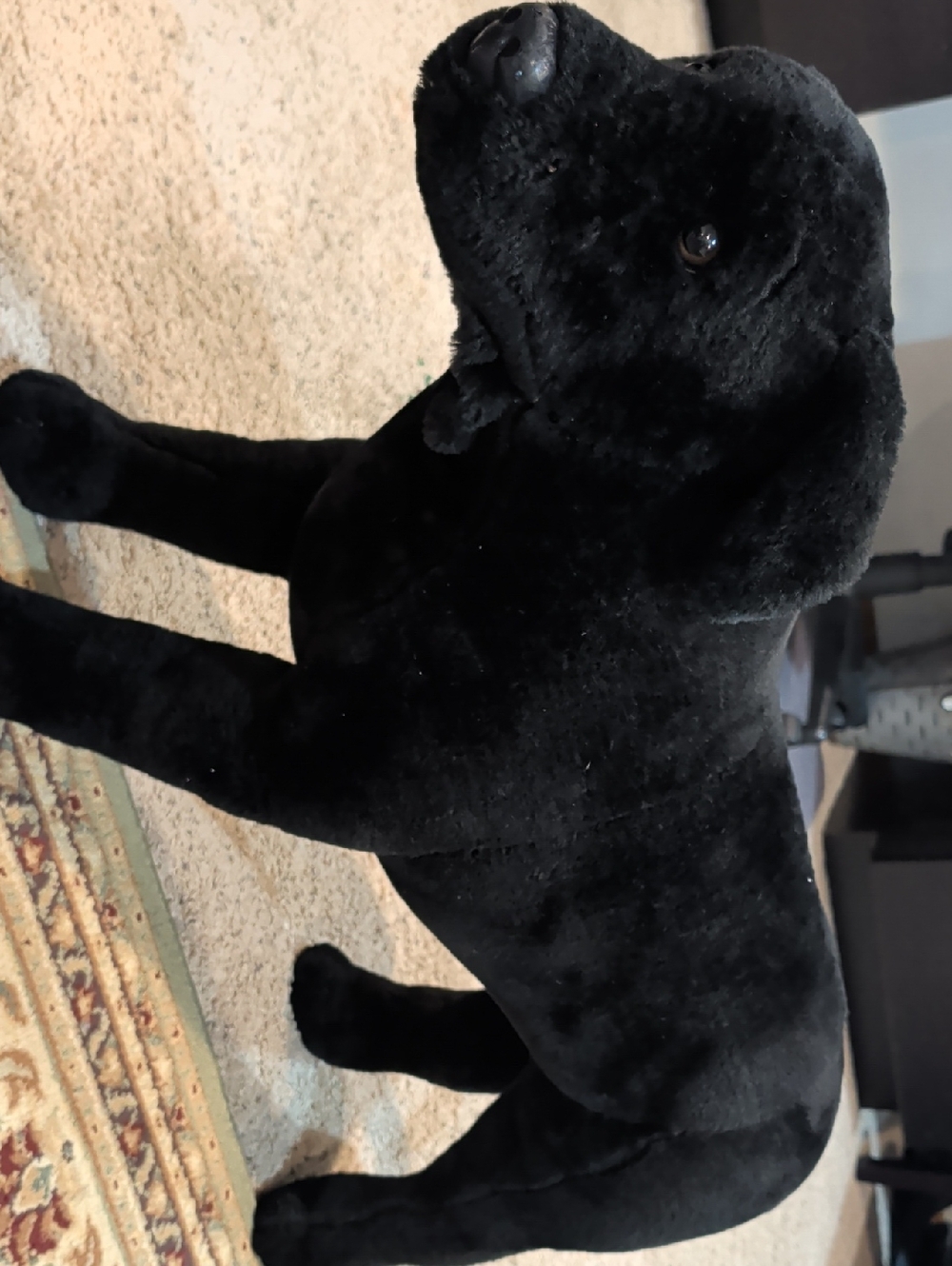 Melissa & Doug 30"  Black Plush Dog with Brand Tag